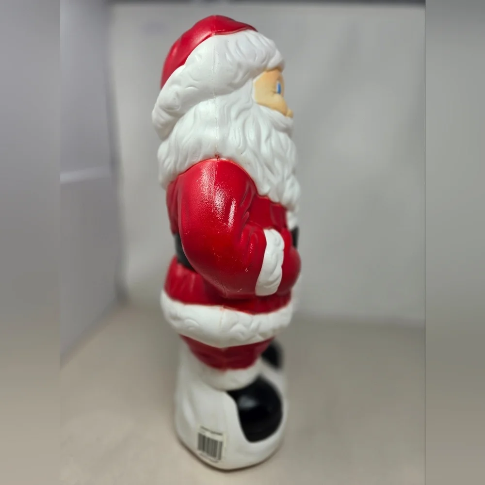 Vintage Santa Blow Mold Lighted 18 Inches Indoor/outdoor By Grand Venture 1999